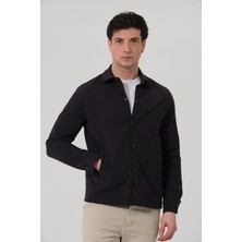 Pique WILSON ERKEK MONT Çıt Çıt Kapalı Likralı Erkek Overshirt Mont