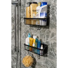 Pamit Plastik 2 Ad Yapışkanlı Banyo Askısı / Banyo Rafı