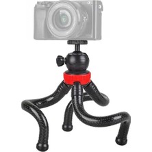 Zenwaya Store Ayex Mt-10 Esnek Mini | Küresel Kafa ve Telefon Tutucu, Kamera & Akıllı Telefon Uyumlu, 27 Cm, 1 kg Taşıma Kapasiteli