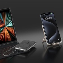 Zenwaya Store Powerbank 10000MAH Standlı 20W Dahili Type-C Kablolu Taşınabilir Hızlı Şarj Cihazı Siyah
