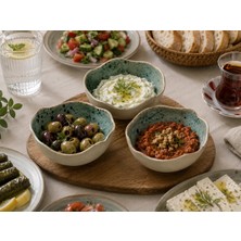 3 Adet 19CM Porselen Bowl Kasesi Gaia Serisi 1370CC