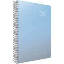 Gıpta Thebook A4 100 Yaprak Çizgili Spiralli Sert Kapaklı Defter Mavi Renkli ve Kullanışlı