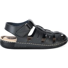 Apella 954-4 Baron Yazlık Erkek Sandalet Ayakkabı Poliüretan Taban ve Mikrofiber Dış Materyal