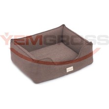 Pet Comfort Alpha  Kahverengi Köpek Yatağı M 80x65cm