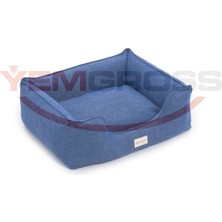 Pet Comfort Alpha  Mavi Köpek Yatağı M 80x65cm