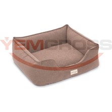 Pet Comfort Alpha  Açık Kahverengi Köpek Yatağı M 80x65cm