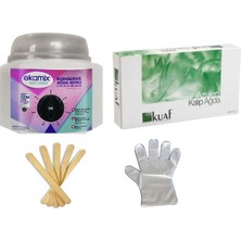 Kuaf Azulen Kalıp Ağda ve Ekamix Konserve Ağda Isıtıcı Seti 500 g Tüy Dökme Kolaylığı
