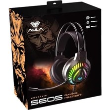 Zenwaya Store Aula S605 3.5mm, USB Gaming Mikrofonlu Oyuncu Kulaklığı