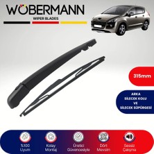 Wöbermann Peugeot 3008 2009-2016 Arka Silecek Kolu ve Süpürgesi Komple