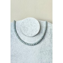 c-bhadu naturel 6 mm Anjelit (Melek) Doğaltaş Kolye