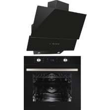 Alveus Majestic 2'li Siyah Ankastre Set MOD3000-MFA627