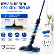 Philips Kablosuz Islak Zemin Paspas Makinesi Şarjlı Elektrikli Mop Çift Su Tanklı Kendini Temizleme, 360 Derece Oynar Başlıklı