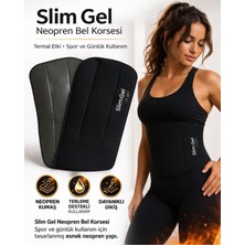 Slim Gel Termal Neopren Bel Korsesi – Isı Tutucu Terletici Etkili – Bel Toparlayıcı Korse - Terleten Korse