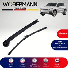 Wöbermann Vw Tiguan (Fıskiyeli) 2007-2015 Arka Silecek Kolu ve Süpürgesi Komple