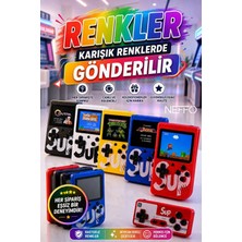 Sup Retro Atari Çift Kol 400 Oyunlu Taşınabilir Konsol 3.0 inç Ekran ile Şarj Edilebilir