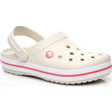 Crocs Crocband Casual Terlik Erkekler İçin Krem Rengi Düz Topuklu Konforlu Tasarım