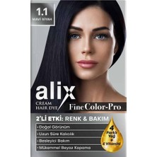 Zenwaya Store Alix Kit Saç Boyası 50 ml 1.1 Mavi Siyah