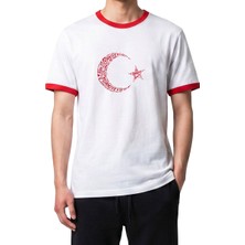 Sportive Türkiye Baskılı Çocuk Beyaz Günlük Stil T-Shirt 26DU0004-BYZ
