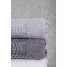 Zenwaya Store Ipek 4'lü Yumuşak Premium Büyük El Yüz ve Baş Havlu Seti 50X90CM 800 Gram, Hs-Ipek