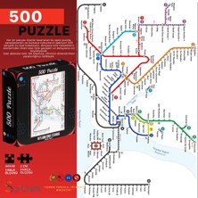 Soi Craft 500 Parça Puzzle Rayların Izinde Istanbul Metro Hattı #209