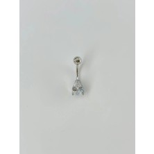 Uray Store Su Damlası Detaylı Göbek Piercing - PG0023
