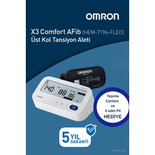 Omron X3 Comfort Afib Üst Koldan Ölçer Dijital Tansiyon Aleti 22-42 cm Manşet ile Güvenilir Ölçüm
