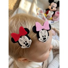 Minnie Mouse Saçsız Bebek Tokası 2'li
