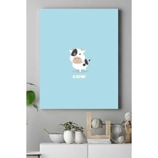 Zenwaya Store (PSTER16737) Küçük Inek Çocuk Odası Kanvas Tablo 50 x 70