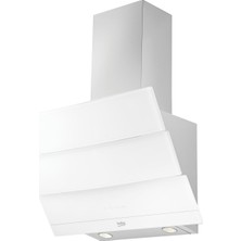 Beko 60 cm Ade 62540 B Beyaz Duvar Tipi Davlumbaz Eğimli Tasarım ve 537 m3/sa Yüksek Emiş Gücü