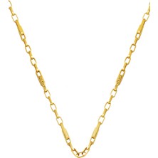Bilezikci Versage Halkalı Altın Zincir Kolye 14 Ayar 50 cm.