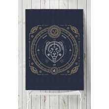 Zenwaya Store (PSTER19679) Aslan Burcu Tasarım Poster 50 x 70
