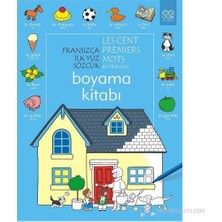 1001 Çiçek Kitaplar Heather Amery'nin 6 - 8 Yaş İçin Fransızca İlk Yüz Sözcük Boyama Kitabı Arkadaş Yayınevi