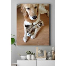 Zenwaya Store (PSTER16517) Kedi Köpek Hayvan Kanvas Tablo 21 x 30