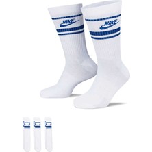 Nike Everday Essential Beyaz Günlük Çorap DX5089-105 38-42 Beden Dri-FIT Teknolojisi ile Rahatlık