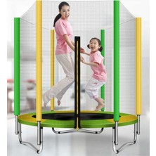 Hepitop Heitop Fileli Büyük Boy Trambolin 140 cm Katlanabilir Güvenlik Filesi ile Eğlenceli Kullanım