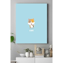 Zenwaya Store (PSTER16740) Küçük Kedi Çocuk Odası Kanvas Tablo 40 x 60
