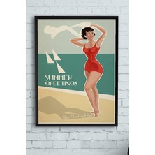 Zenwaya Store (PSTER13443) Summer Çerçeveli Tablo (50X70CM)