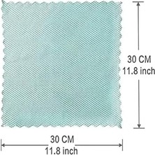 Zenwaya Store Temizlik Bezi, 10 Adet Balık Pulu Desenli Mikrofiber Temizlik Bezi, Yeniden Kullanılabilir Dalga Desenli Bez Seti, Ayna, Cam ve Ekran Temizliği Için Ev Temizlik Bezi (30X30CM, Rastgele Renk)