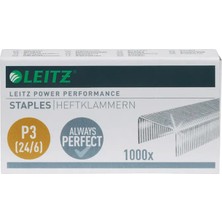 Leitz Leıtz Zımba Teli No:24/6 Gümüş 10 Lu Kutu L-5570 ( Zımba Teli Sökücü Hediyeli )