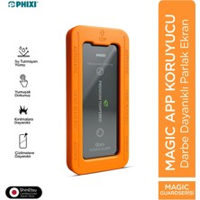 Phixi iPhone 17 Air Magicapp Aparatlı Ekran Koruyucu Cam – Maksimum Şeffaflık ve Üstün Koruma
