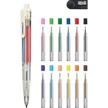 Pentel Arts Multi 8 Set 2.0 mm Renkli Kalem, Yedekleri ve Kalemtıraş Seti XPH804ST
