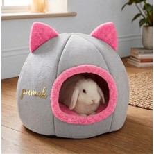 Pericat Petshop Tavşan Sincap Ginepig Evi Yuvası Peluş Minderli **özel TASARIMLI**30CM