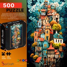 Soi Craft 500 Parça Puzzle Dikey Şehir Masalı #218