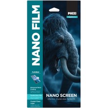 Phixi Phıxı Guard Serisi Iphone 15 Pro Max Nano Cam Ekran Koruyucu – Esnek, Kırılmaz, Hd Şeffaf Film