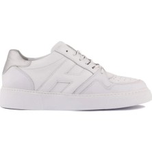 Ay Ayakkabım SL-7027 Erkek Beyaz (39-44) Deri Casual Ayakkabı