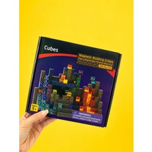 100 Parça Magnetic Building Cubes Manyetik Küpler Set