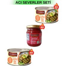Çınar Food 3'lü Acı Severler Seti (2 Adet Jalapenolu Yaprak Sarma, 1 Adet Sambal Oelek)