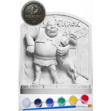 Shrek ve Eşek 3D Taş Eğlenceli Boyama Etkinliği