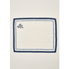 Bella Maison Paisley Kopanakili Amerikan Servis Mavi (35X45 Cm)