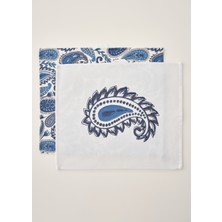 Bella Maison Paisley Pamuklu 2'li Kurulama Bezi Mavi (40X50 Cm)